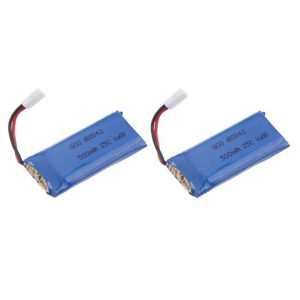 2 Batteries 3.7V 500mAh pour la série des Hubsan H107