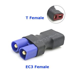 Adaptateur Convertisseur Connecteurs T Femelle vers EC3 Femelle pour Batteries Lipo Drones DIY