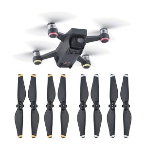 4 Hélices 4732S Faible Bruit Montage Rapide pour Drone DJI Spark