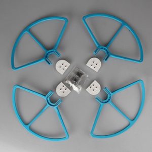 4 Cadres de Protection Clipsables pour DJI Phantom 3 (Bleu)