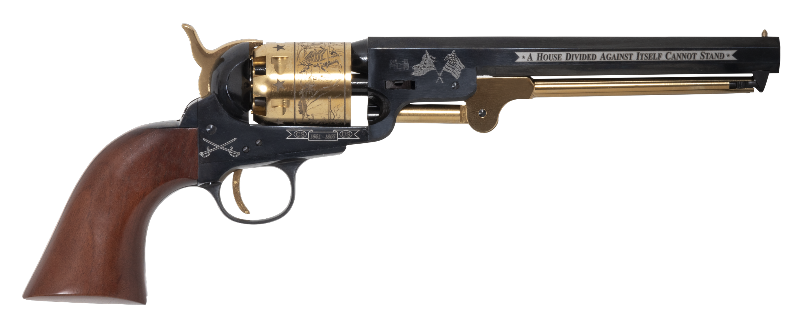 REPLIQUE 1851 NAVY COMMEMORATIF GOLD GTS / Cal .36 Poudre Noire – Image 2