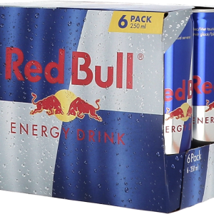 RED BULL CANS 6X25CL