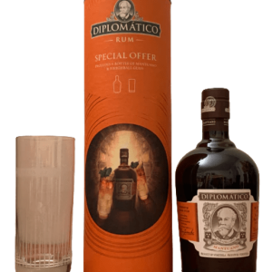 COFFRET DIPLOMATICO MANTUANO + VERRE 40° 70CL
