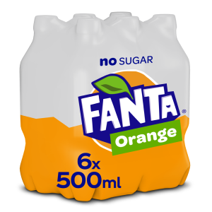 FANTA ZERO ORANGE PET 6X50CL