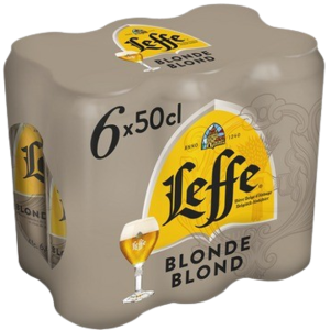 LEFFE BLONDE 6,6° CANS 6X50CL