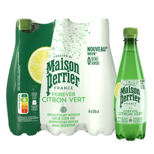 PERRIER FOREVER CITRON VERT PET 6x50CL