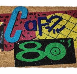 BACK TO THE FUTURE- Cafe 80 – Paillasson ’60x40x2cm’