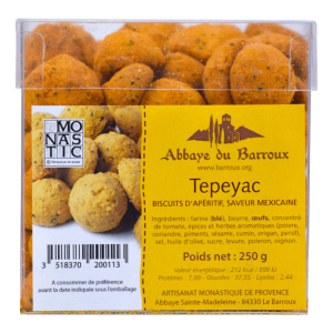 Biscuits apéro « Tepeyac » (saveur Mexicaine) – Abbaye Sainte-Madeleine du Barroux