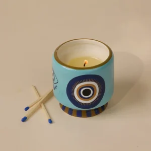 Bougie en céramique Eye – Incense and Smoke