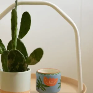 Bougie en céramique Flower -Fleur de Cactus