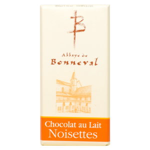 Tablette Chocolat au lait aux éclats de noisettes – Abbaye de Bonneval