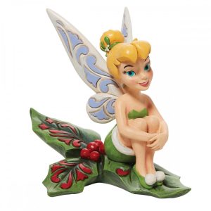 Clochette assise sur du houx  Disney Traditions