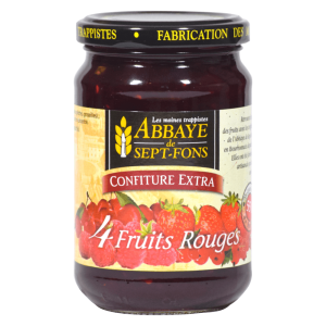 Confiture aux 4 fruits rouges – Abbaye Notre-Dame de Sept-Fons