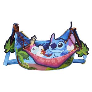 Disney Loungefly – Stitch Camping Cuties Hamac – sac à main