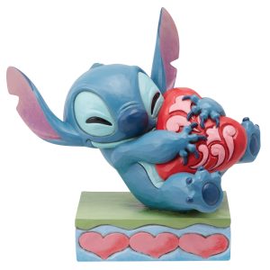 Figurine Stitch Avec Un Coeur – Disney Traditions