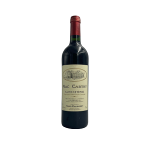 Chateau Mac Carthy Rouge 2022 (Saint Estephe – Bordeaux)