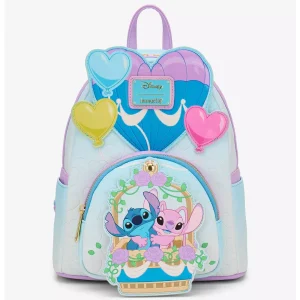 Loungefly Disney Lilo & Stitch – Angel & Stitch Hot Air Balloon – Sac à dos