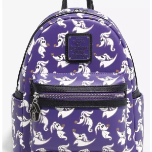 Loungefly L’étrange Noël de Mr Jack Zero Allover Print – Sac à dos