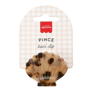 Pince à cheveux Coquillage – Écaille