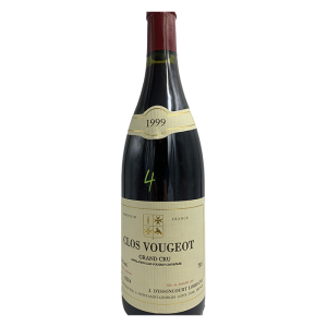 Clos Vougeot Grand Cru Rouge 1999 – Domaine J.D&rsquo;Issoncourt Lorraine (Bourgogne)